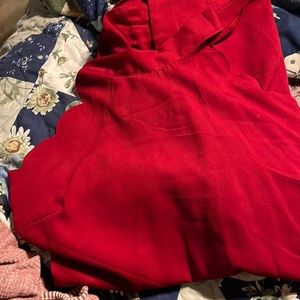 Sexy red scallop neck halter dress